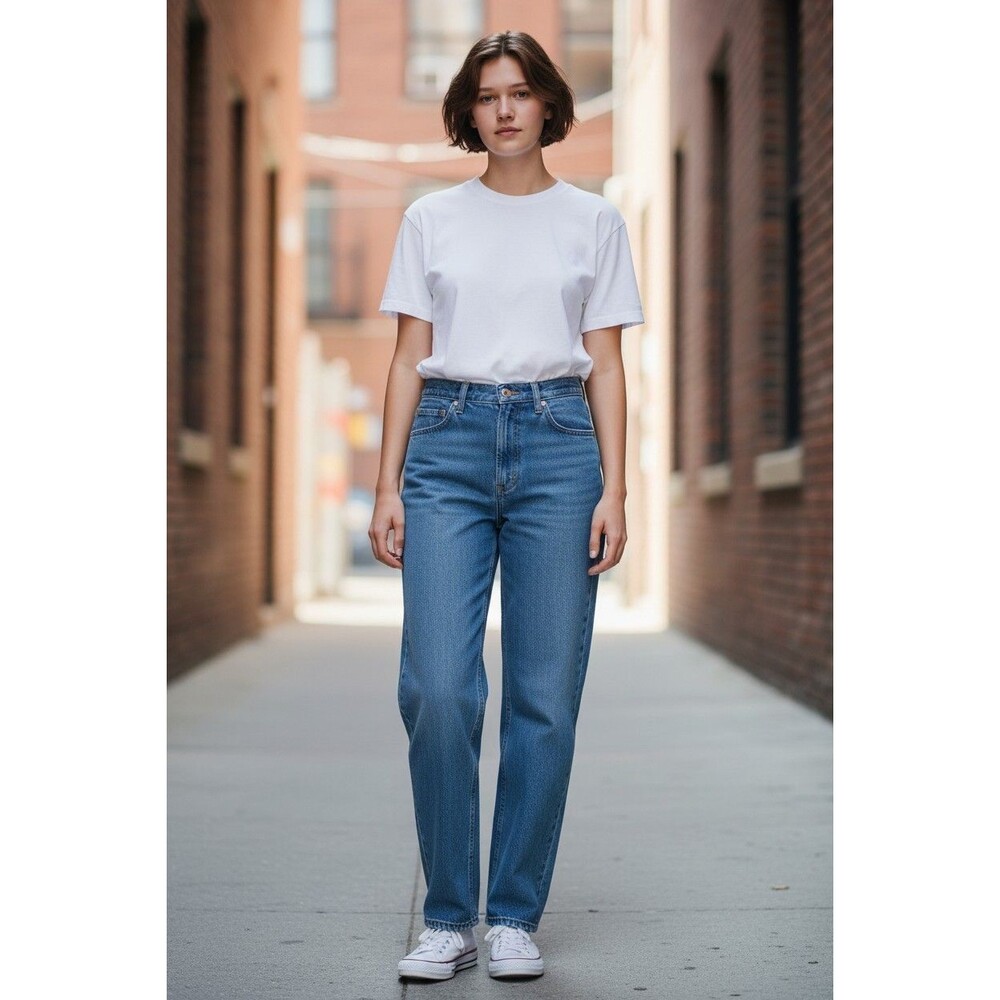 Gloria Vanderbilt Signature Women's Size 12 Cotton Denim Blue Jeans